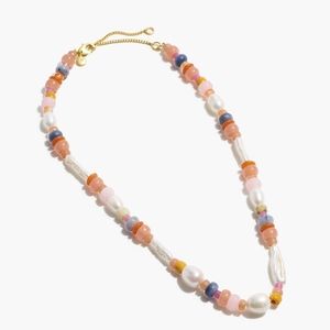 Mixed beaded choker necklace by Madewell